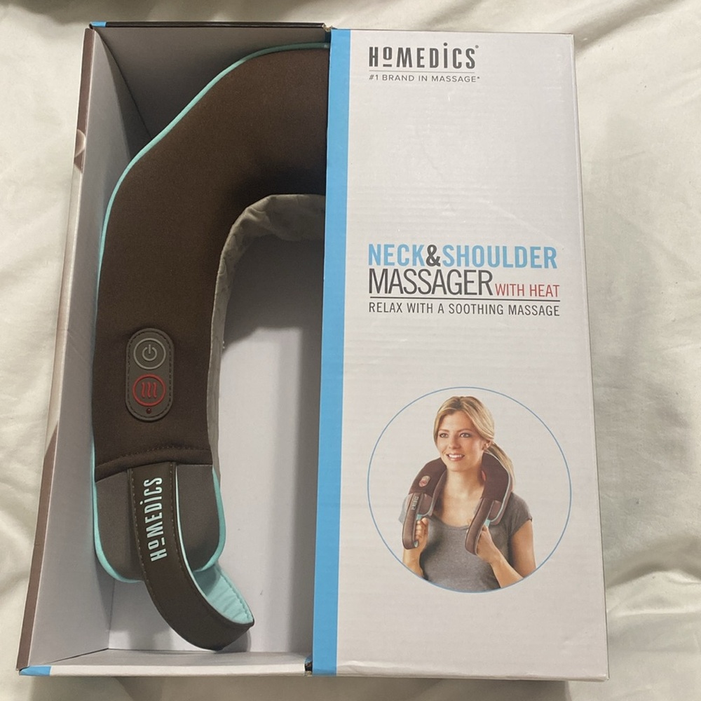 New Homedics Neck & Shoulder Massager with Heat Relax with a Soothing massage